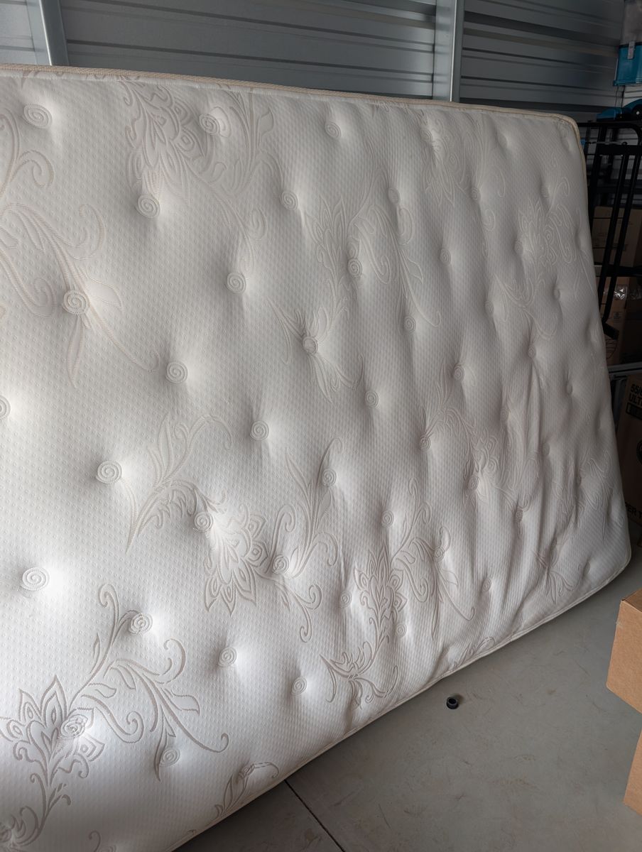 Queen size bed and platform