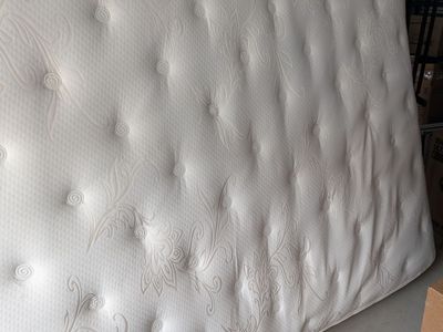 Queen size bed and platform