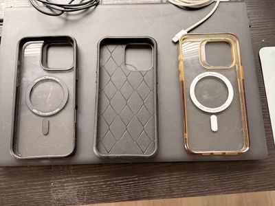 3 Protective cases for IPhone 14 15 16 with cords!