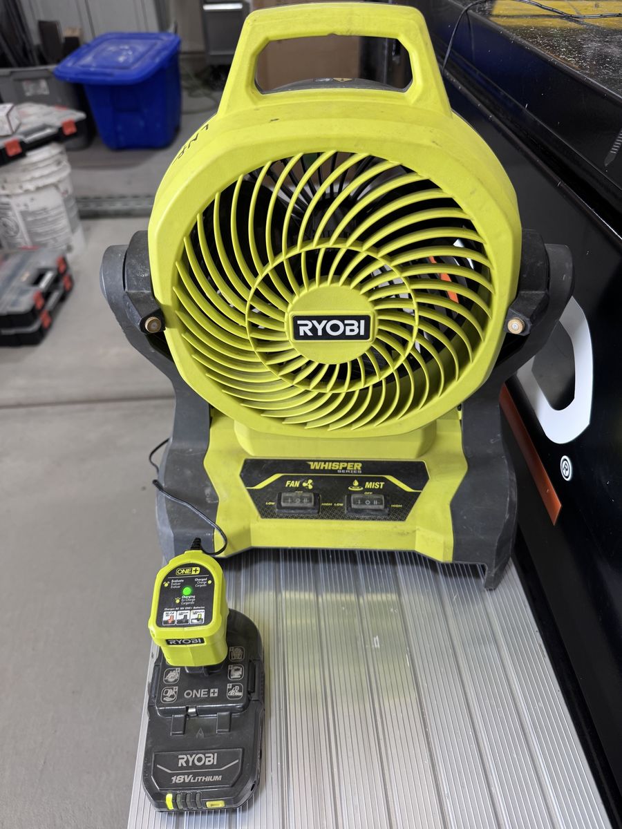 Ryobi Misting fan 
