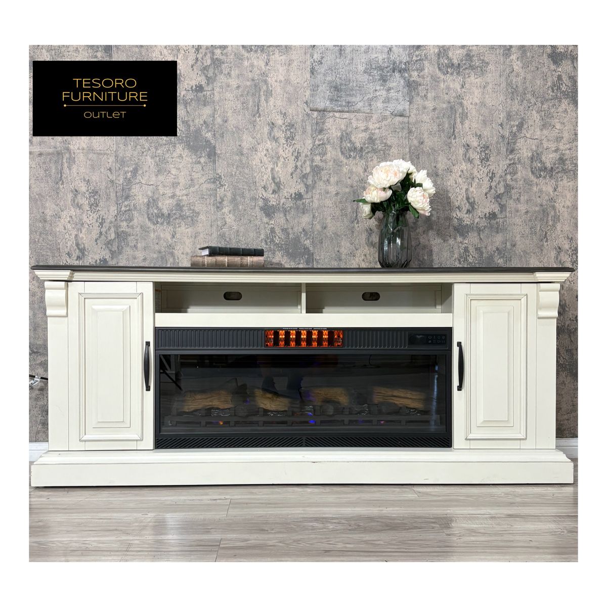 TRESANTI ELOISE FIREPLACE MEDIA CONSOLE