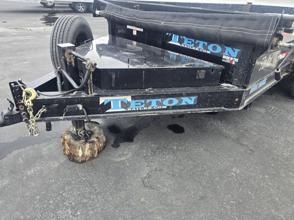 TETON 7×16 16K Contractor grade  Dump Trailer