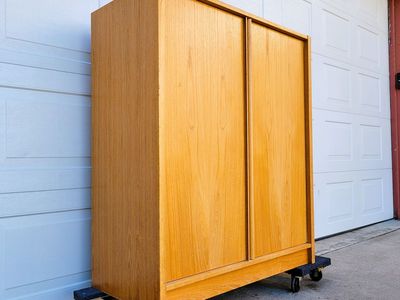 Vintage Mid Century Danish Teak Gentleman's Chest/Tall Dresser