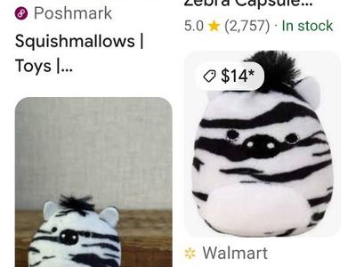 Squishmallows Tracey the Zebra Plush Stuffed Animal