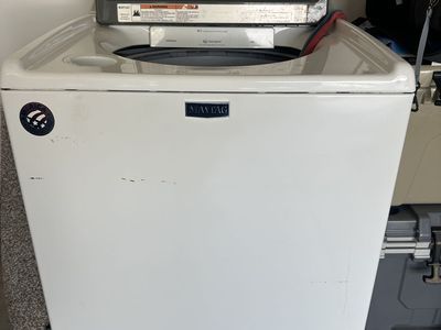 Maytag White Top-Load Electric Washing Machine