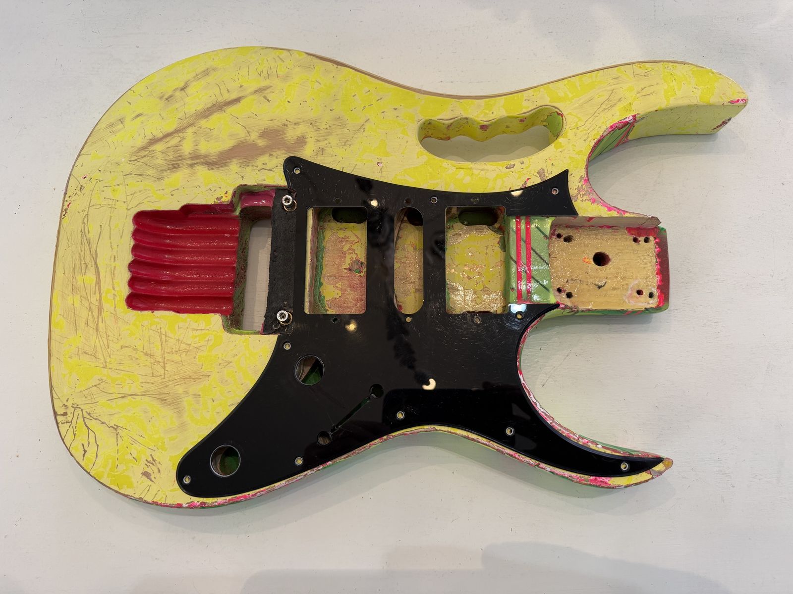 Ibanez Jem Body and Pickguard Guitar Project