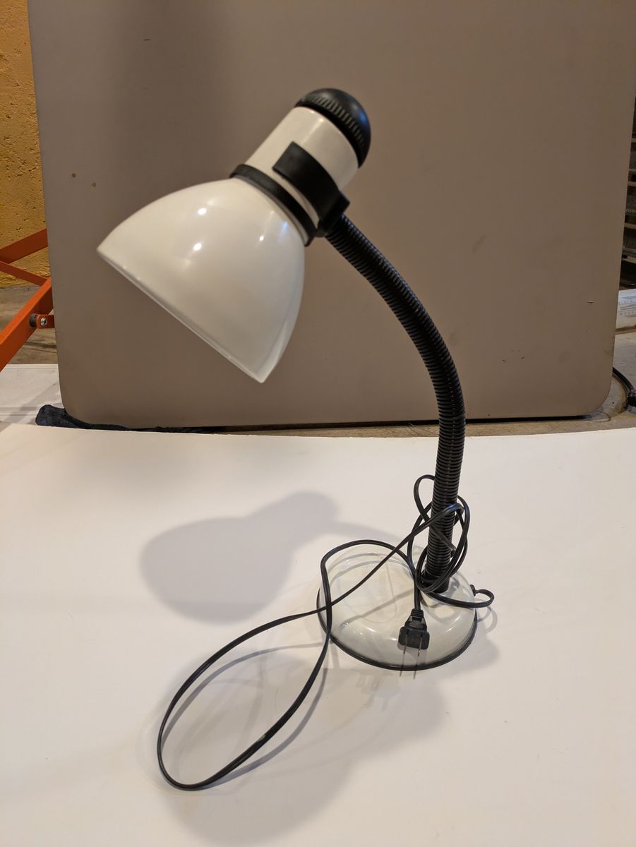 Desk Lamp - white and black
