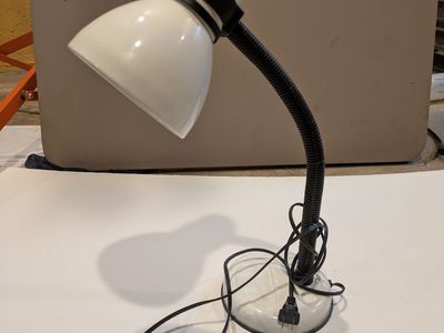Desk Lamp - white and black