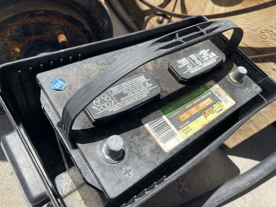 Ever start Maxx 27D marine deep cycle battery and box