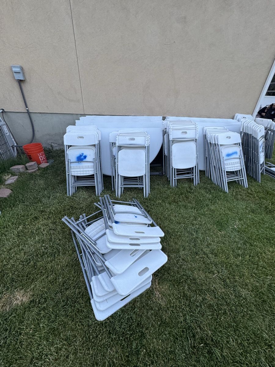 TABLES AND CHAIRS FOR RENT