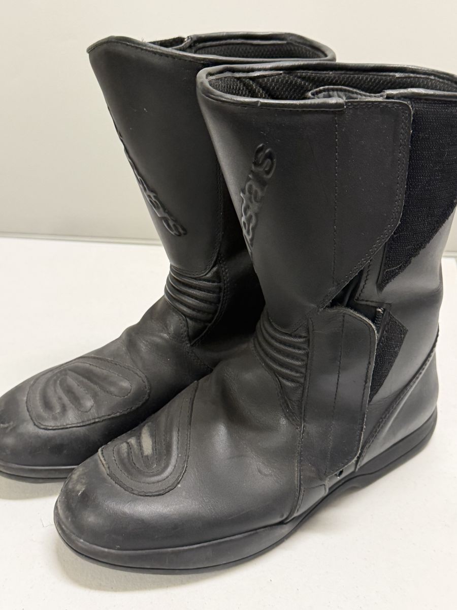 Alpinestars Black Motorcycle Riding Boots Size 45
