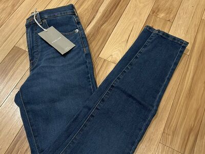 NWT Everlane High Rise Denim Blue Jeans - Size 23
