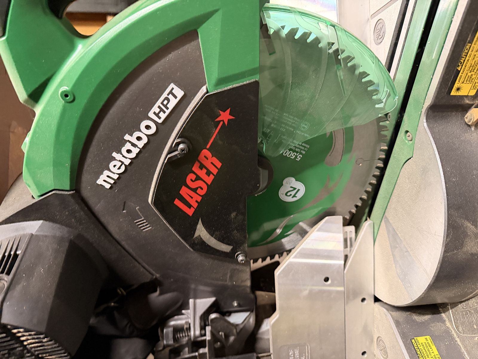 Metabo HPT 12-Inch Miter Saw with Laser and Hercules Rolling Stand