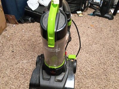 Bissell PowerForce Compact Turbo Bagless Upright Vacuum Cleaner - Green/Black