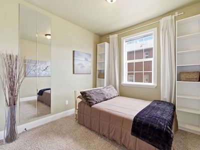 Twin Bed Frame + Mattress for Sale