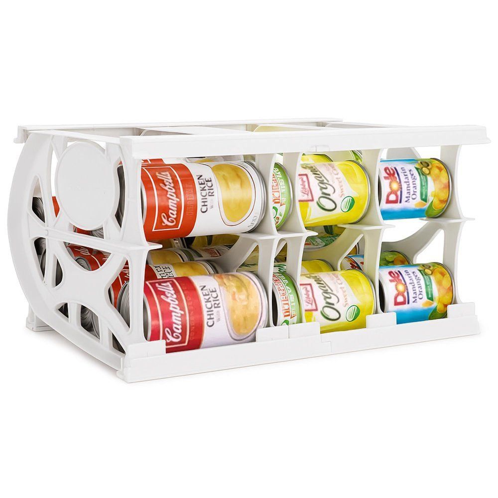 14 Total Shelf Reliance Cansolidator Pantry Can Foods or Soda Organizer for Pantry, Small & Large Sizes Can Storage for Kitchen