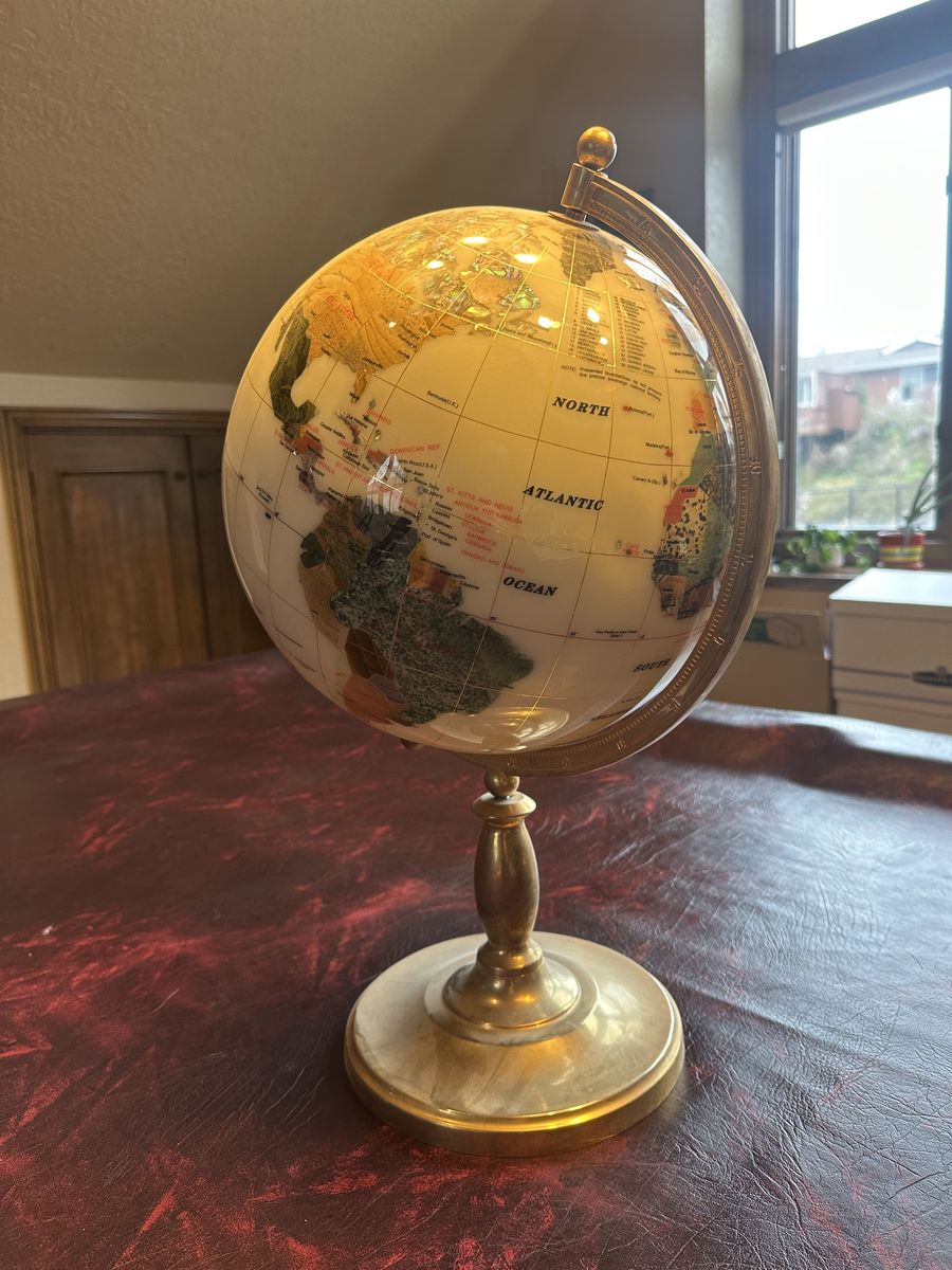 BRAND NEW Gemstone Globe