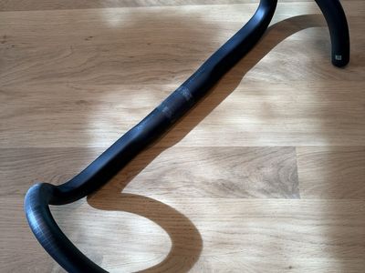 Roval Terra Carbon Handlebar - 400mm Width, 103mm Drop, 70mm Reach, 12° Flare