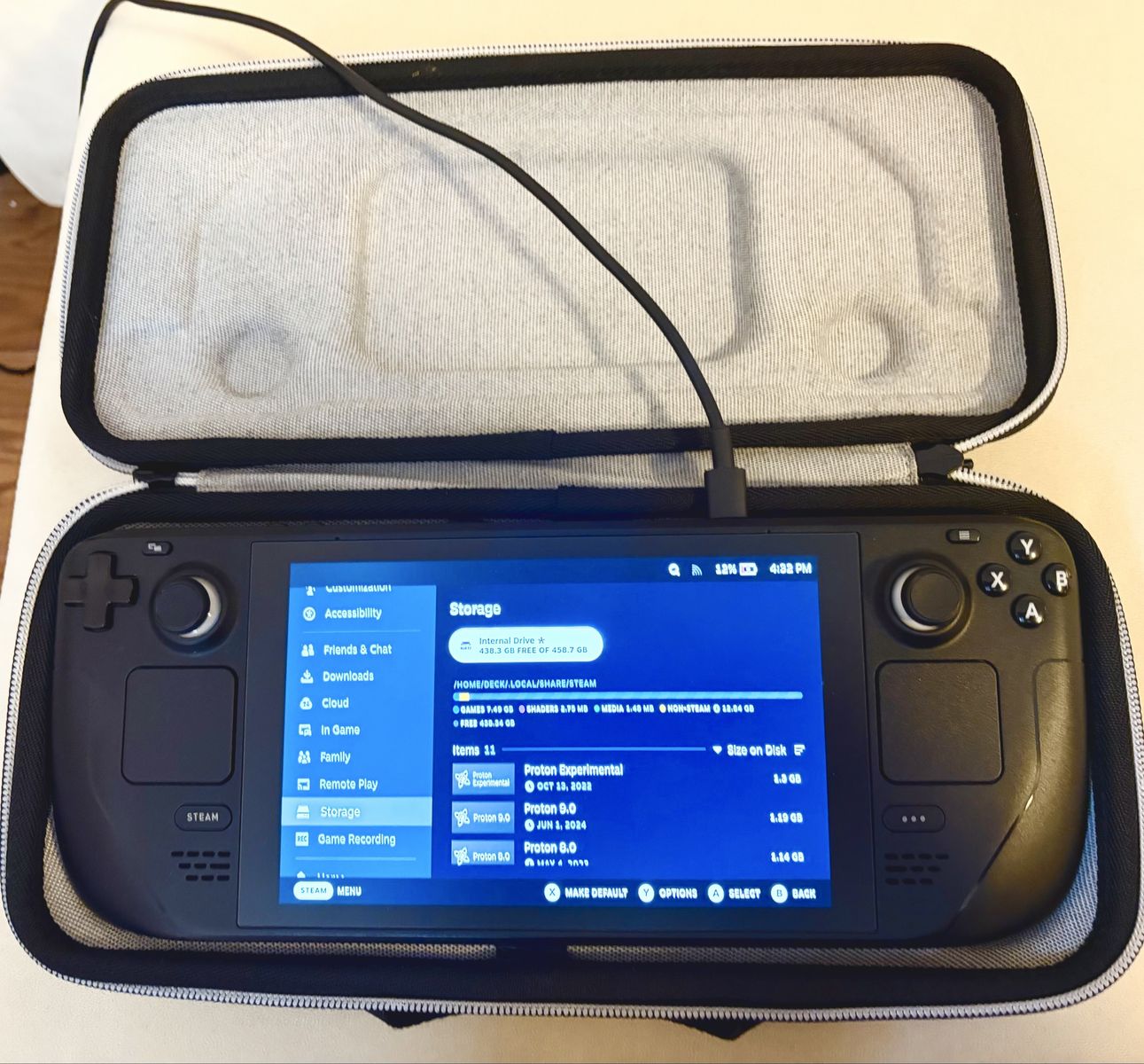 Valve Steam Deck LCD 512GB Handheld Console - Anti-Glare Screen