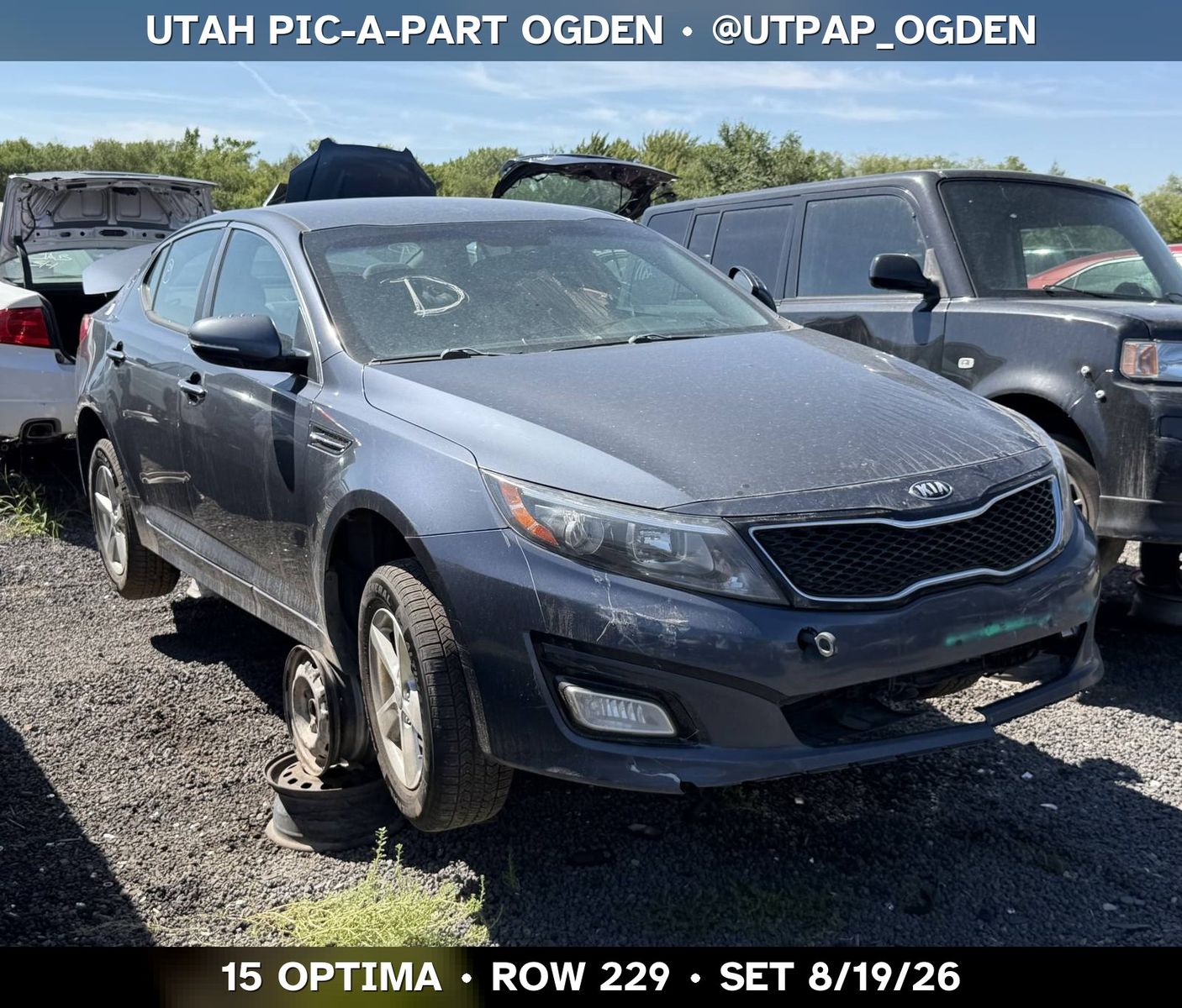 Just In! 2015 Kia Optima Parts - UTPAP Ogden