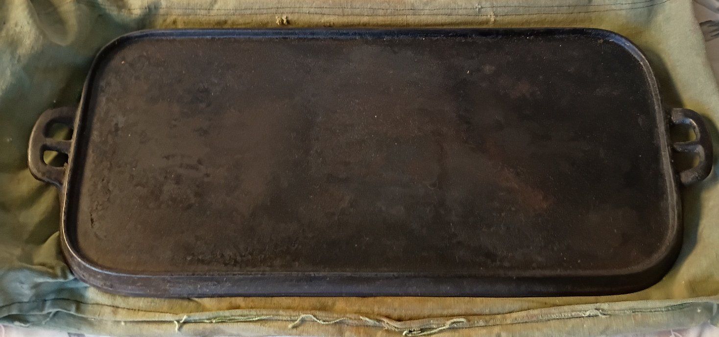 Cast Iron Triple Burner Griddle