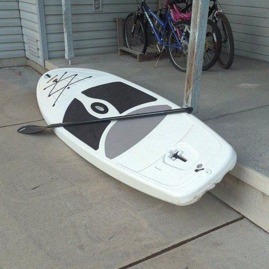 10 ft Lifetime Paddle Board SUP with Paddle