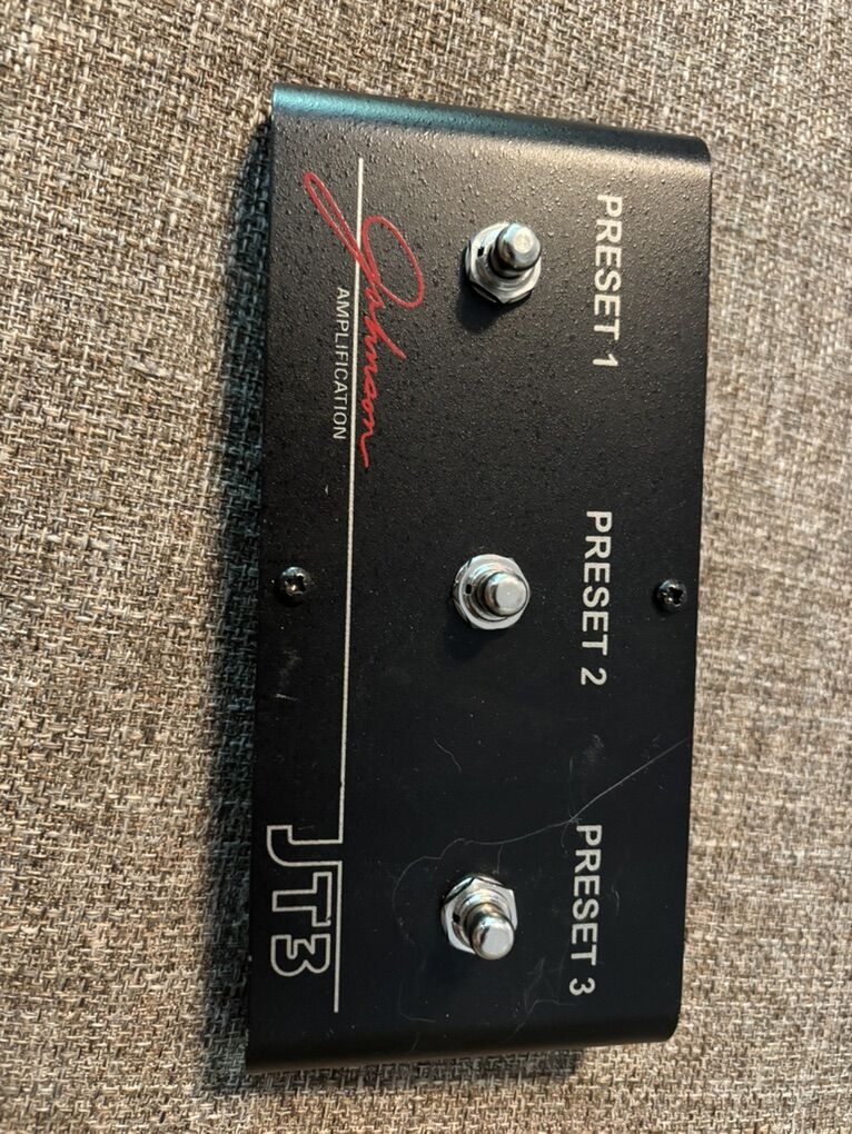 Johnson Jt 3  Amplification Foot Switch