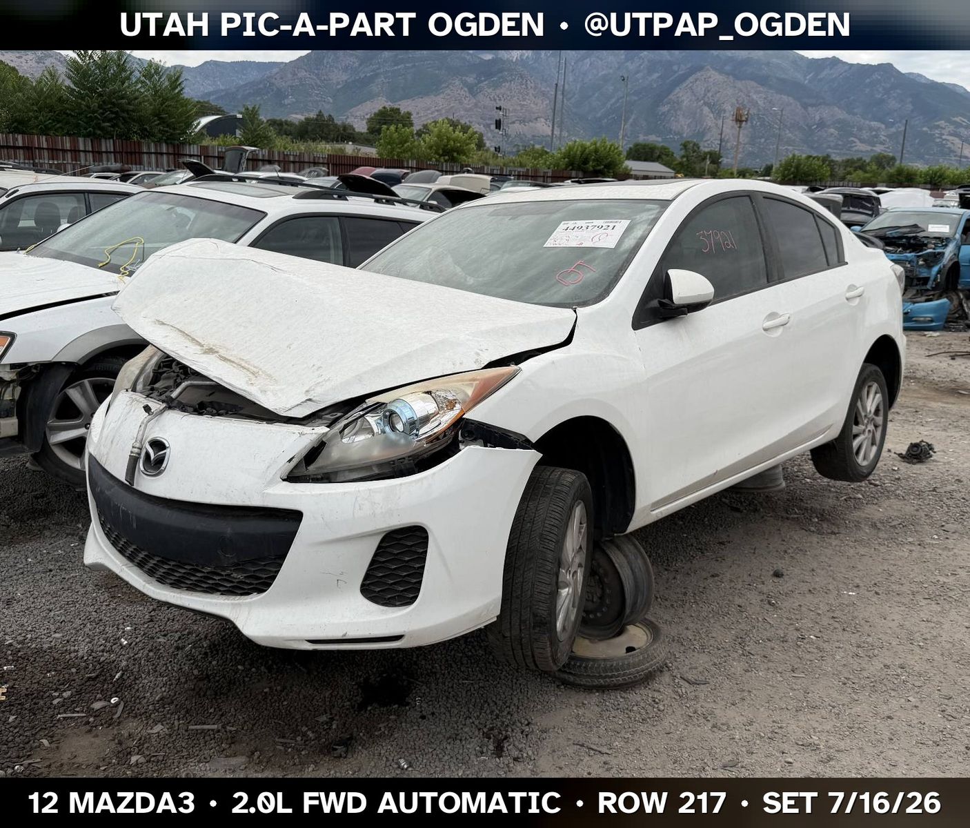 2012 Mazda Mazda3 Parts - UTPAP Ogden