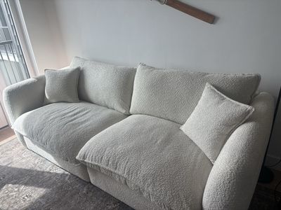 94” Modular Boucle Cloud Couch