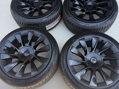 Tesla Model Y 20" wheels & New Tires 255/40r20 rims 255/40/20 upgraded wheels