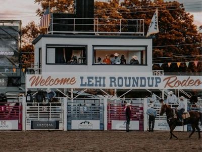 14 tickets available $50 each. Lehi Roundup Rodeo Friday night June 26
