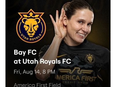2 Excellent Utah Royals Vs Bay FC 8/14 (Row A)