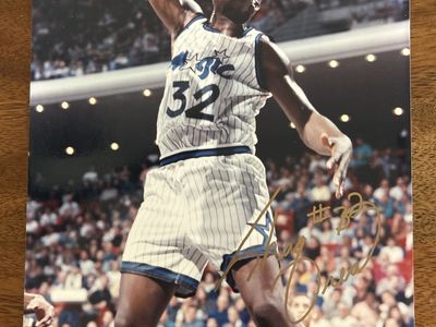1992 RC Autograph Shaquille O’Neal Auto NBA Rookie Photograph Orlando Magic Hand Signed 8x10 Photo