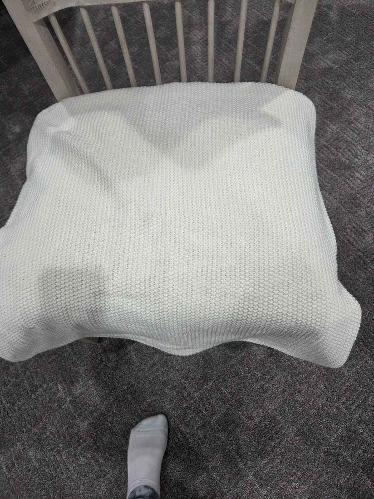 Pottery Barn Small Pattern Knitted Pillow Shams