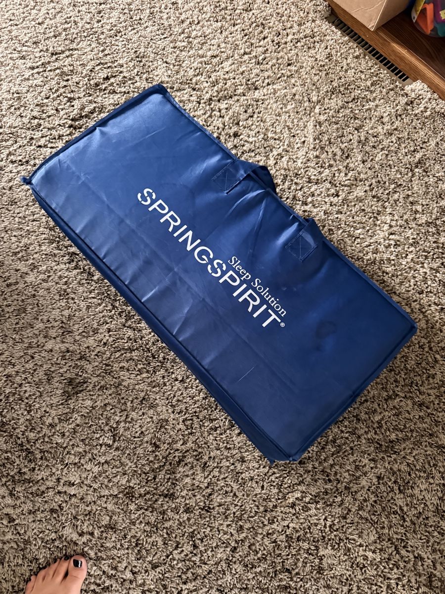SPRINGSPIRIT Trifold Pack and Play Mattress Pad with Carrying Case