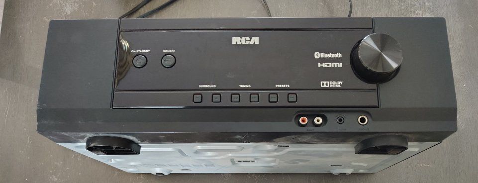 RCA Receiver with Bluetooth & HDMI, Dolby Digital, Home Audio System