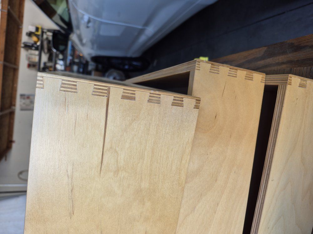 unfinished drawer boxes