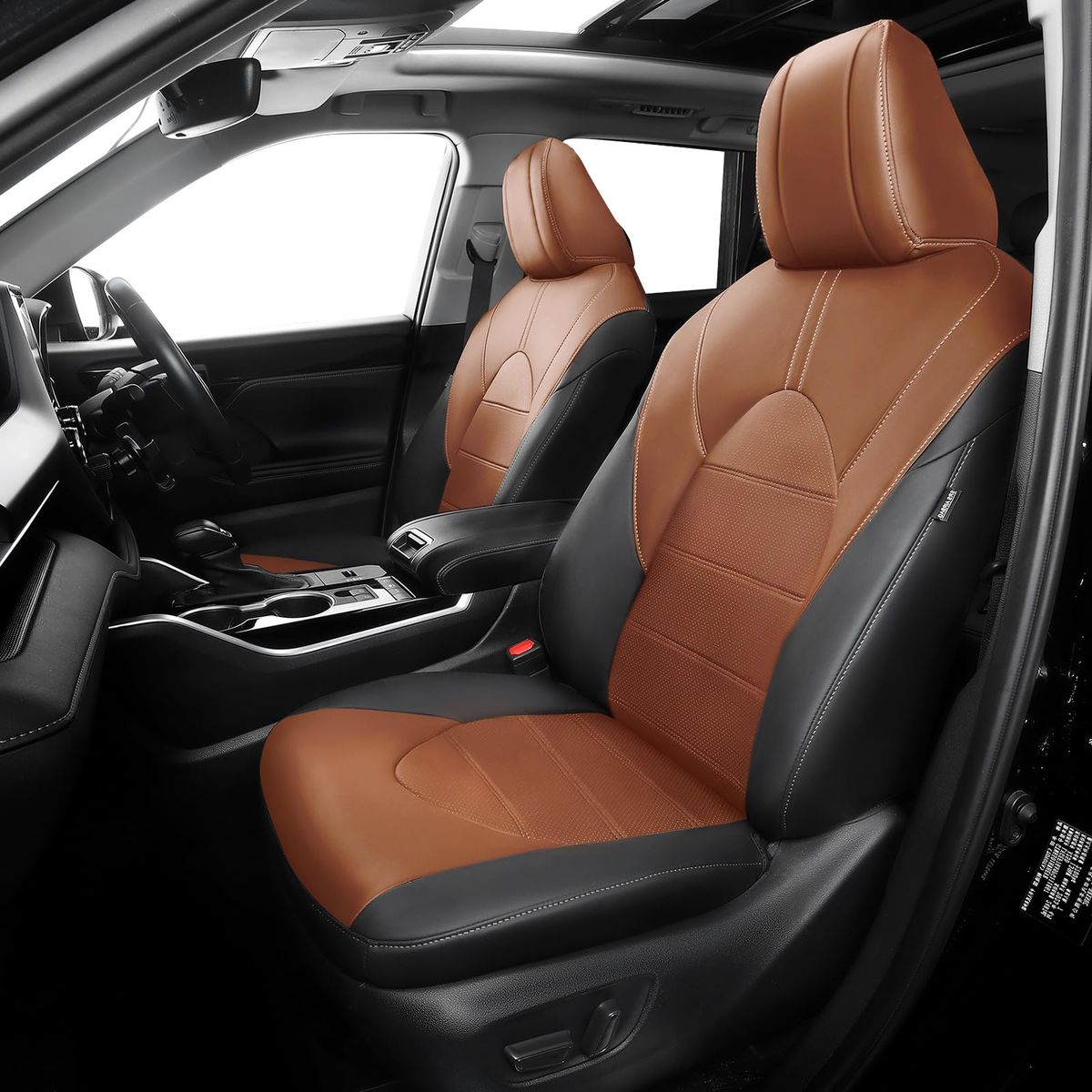 2020-2026 Toyota Highlander Seat Covers (w/3rd Row & 2nd Row Captains)