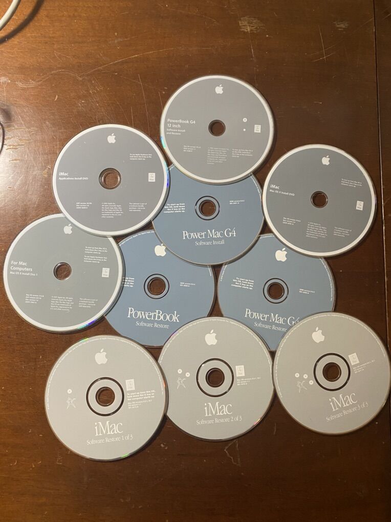 MacOS Software & Applications CD-ROMs- Vintage