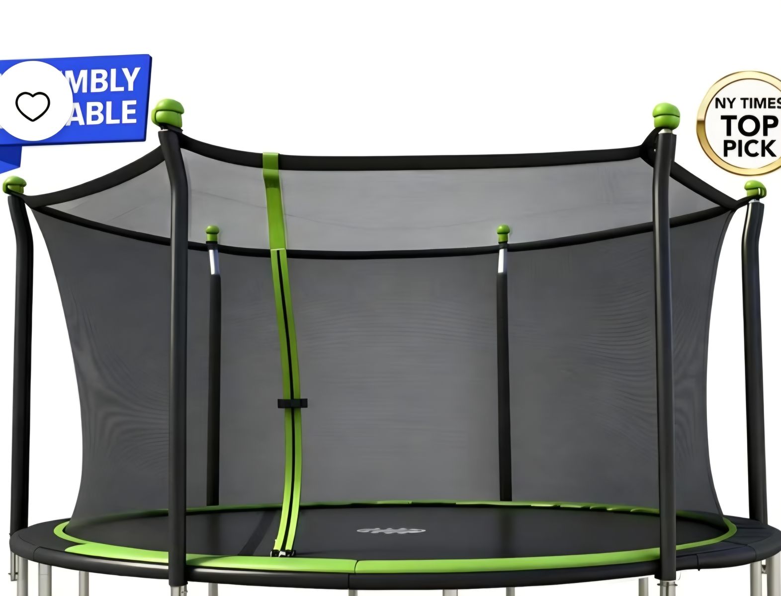 14 foot trampoline netting kit (green) never used