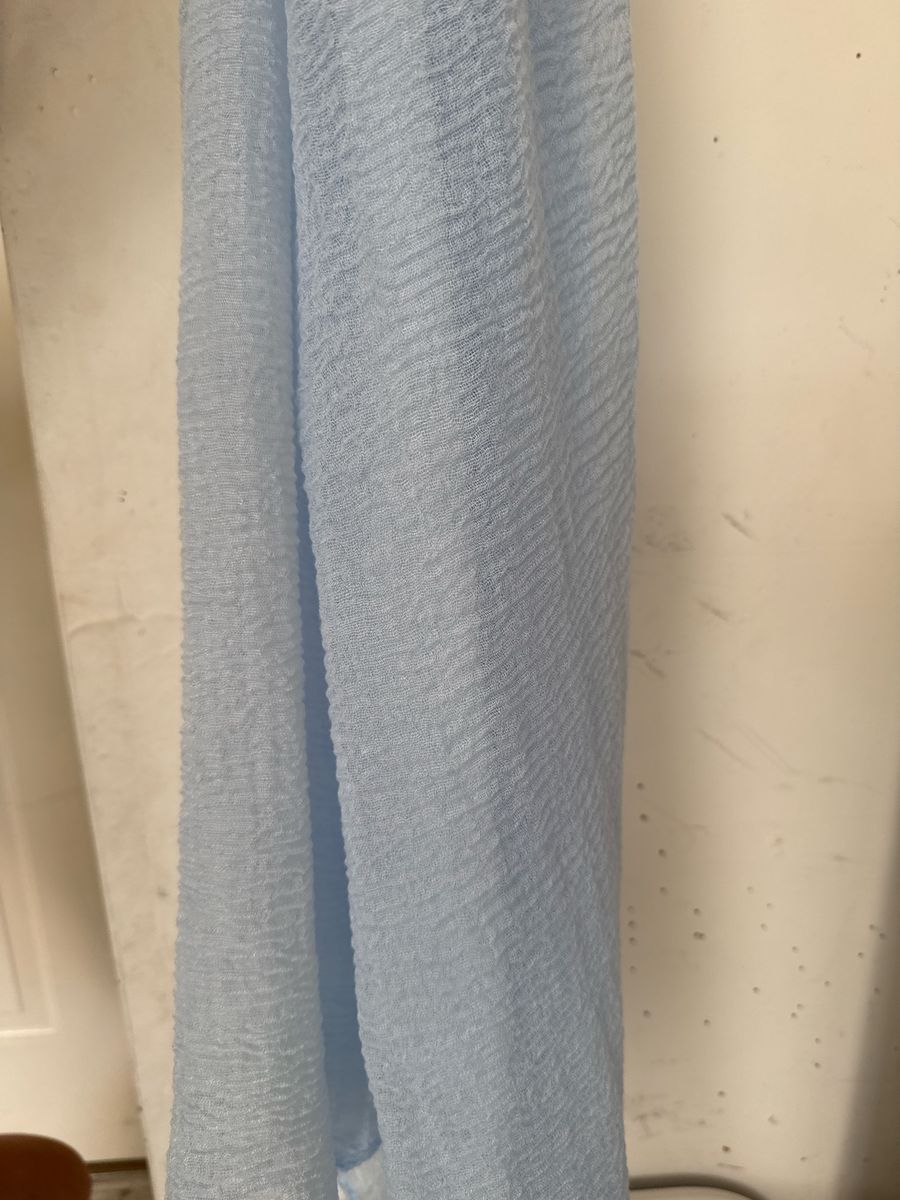 Light blue table runners