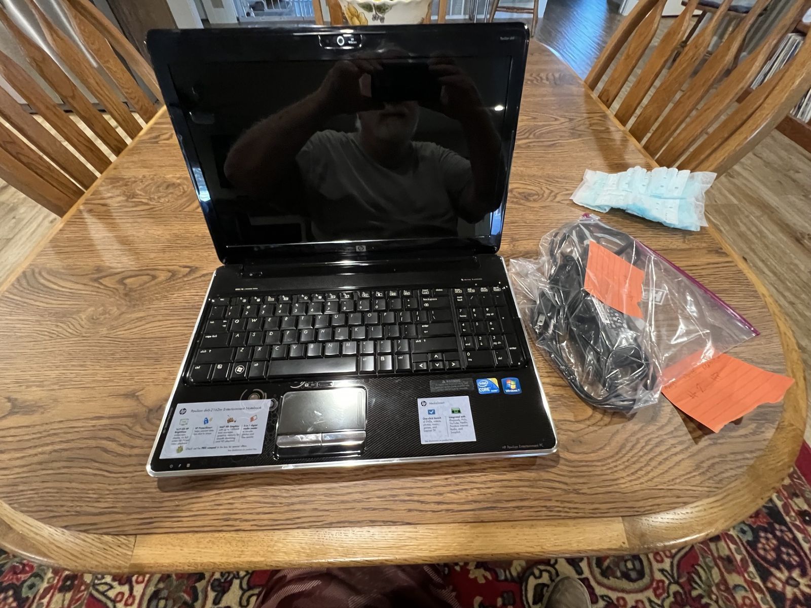 HP Pavilion dv6 Notebook PC - Intel Core i3 M 350 @ 2.27GHz, 4GB RAM, HDMI, No OS (repair or Parts)
