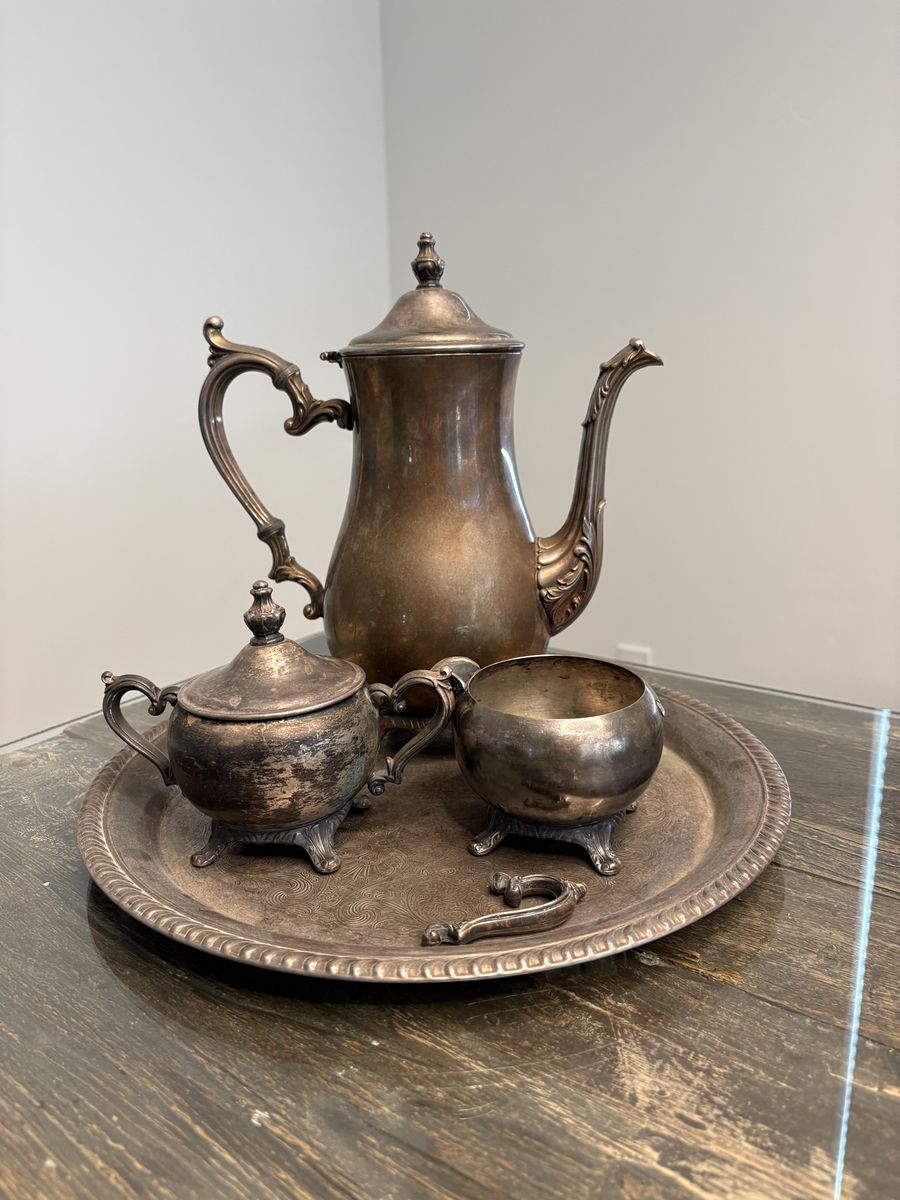 Silver tea set
