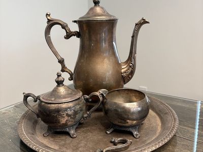 Silver tea set
