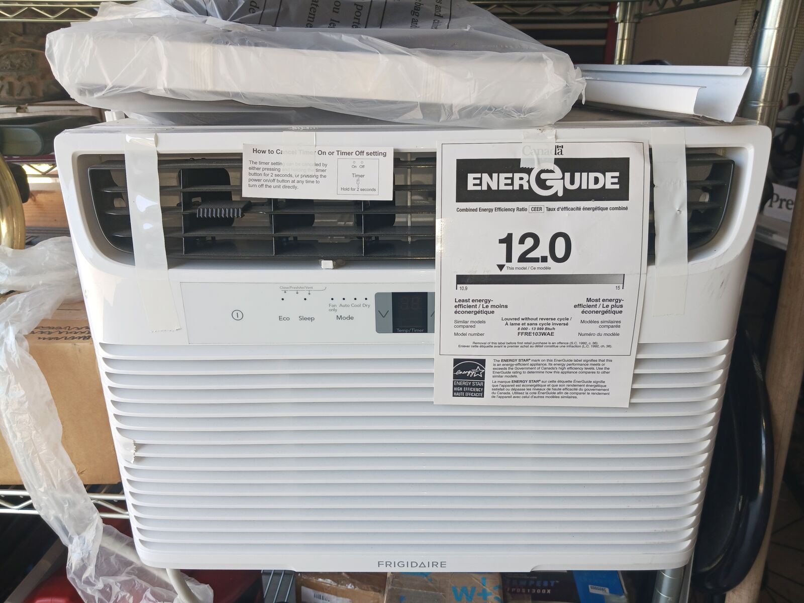 Cool off today ! Fridgedair 10k BTU Window A/C Air conditioner New