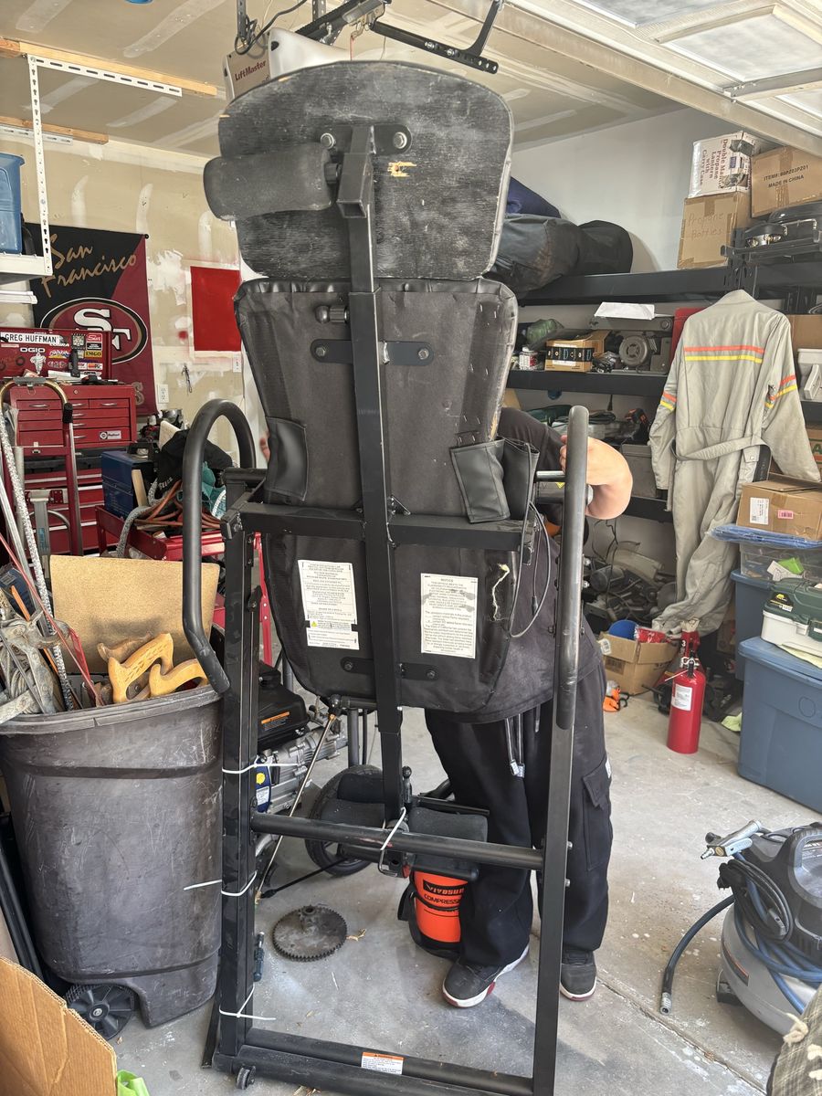 Used Inversion Table for Back Pain Relief & Core Strengthening