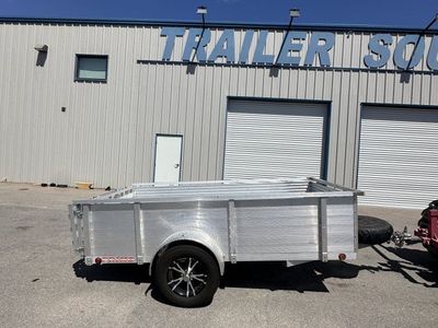 5x10 Other UTILITY Aluminum Trailer - 3.5K GVWR - Bi-Fold Gate, Spare Tire, Swivel Jack