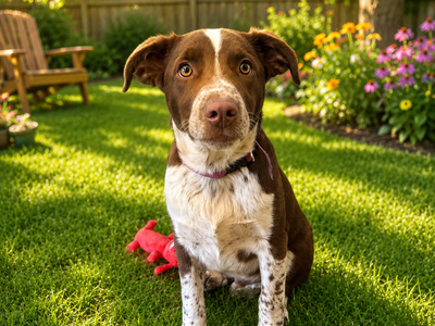 Wirehaired Pointing Griffon/German Shorthair Pointer Mix