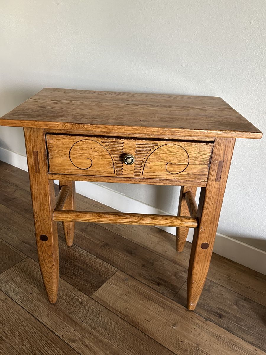 Solid Wood Side Table