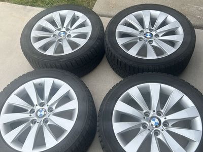 Rims with 225/50 R17 Blizzak winter tires